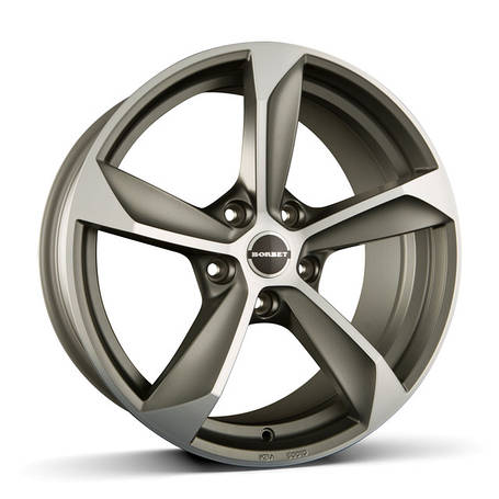 Диски від Borbet S колір Graphite polished matt