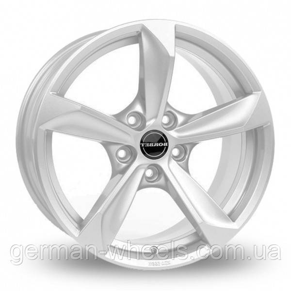 Диски Borbet S колір Brilliant silver параметри 8J x 17" 5 x 108 ET 40