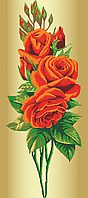 Схема для вышивки бисером роза Королева цветов (Алая)