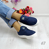 Жіночі крипери на платформі СИСЕННЯ сліпони текстильні кросівки Lacoste лакост, фото 5
