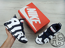 Чоловічі кросівки Nike Air More Uptempo Olympic Midnight Navy/White 414962-104, фото 3