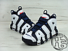 Чоловічі кросівки Nike Air More Uptempo Olympic Midnight Navy/White 414962-104, фото 4