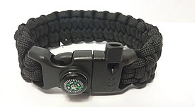 Браслет виживання з паракорда 5 в 1, "Плетіння "Быстрорасплетаемый"
