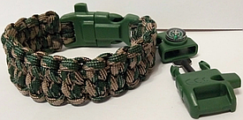 Браслет виживання з паракорда 5 в 1, "Плетіння "Быстрорасплетаемый"