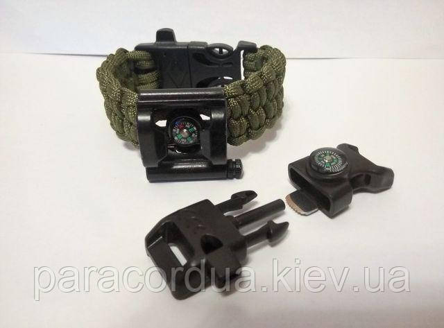 Браслет виживання з паракорда 8 в 1, "Плетіння "Быстрорасплетаемый"