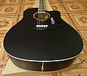 Гітара акустична матова EQUITES EQ-09 BKC, фото 6