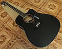 Гітара акустична матова EQUITES EQ-09 BKC, фото 7