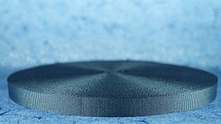 Стрічка репсова 15 мм темно-сірий