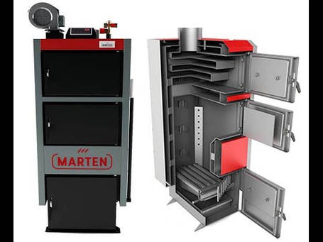 Котел твердотопливный Marten Comfort MC-24 длительного горения, фото 2