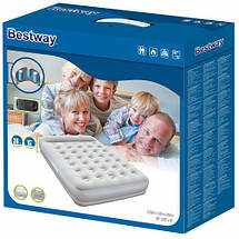 Надувне ліжко Bestway 67459 (203х152х38 см.) - електронасос, фото 2