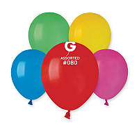 Повітряні кульки асорті пастель 5" (13 см) Gemar