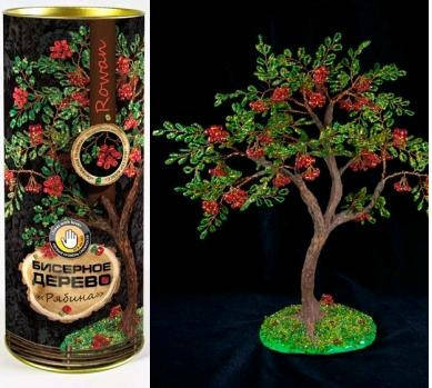 Бісерне дерево "Горобина" 