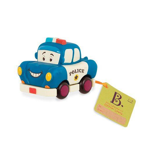 Машинка інерційна серії "Забавний автопарк" - ПОЛІЦІЯ для дітей від 1 року ТМ Battat BX1497Z