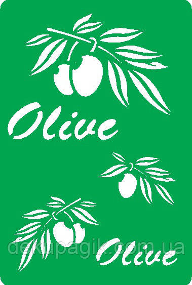 Трафарет багаторазовий самоклеючий ПР_8, 10х15см, фото 1