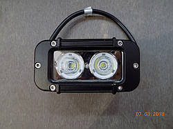 Ліхтар LED (протитуманний) додатковий світлодіодний з лінзами 12V 20W 6000 K (пр-во LED,Китай)