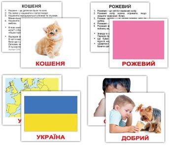 Українські МІНІ картки Домана з фактами в асортименті ТМ "Вундеркінд з пелюшок"
