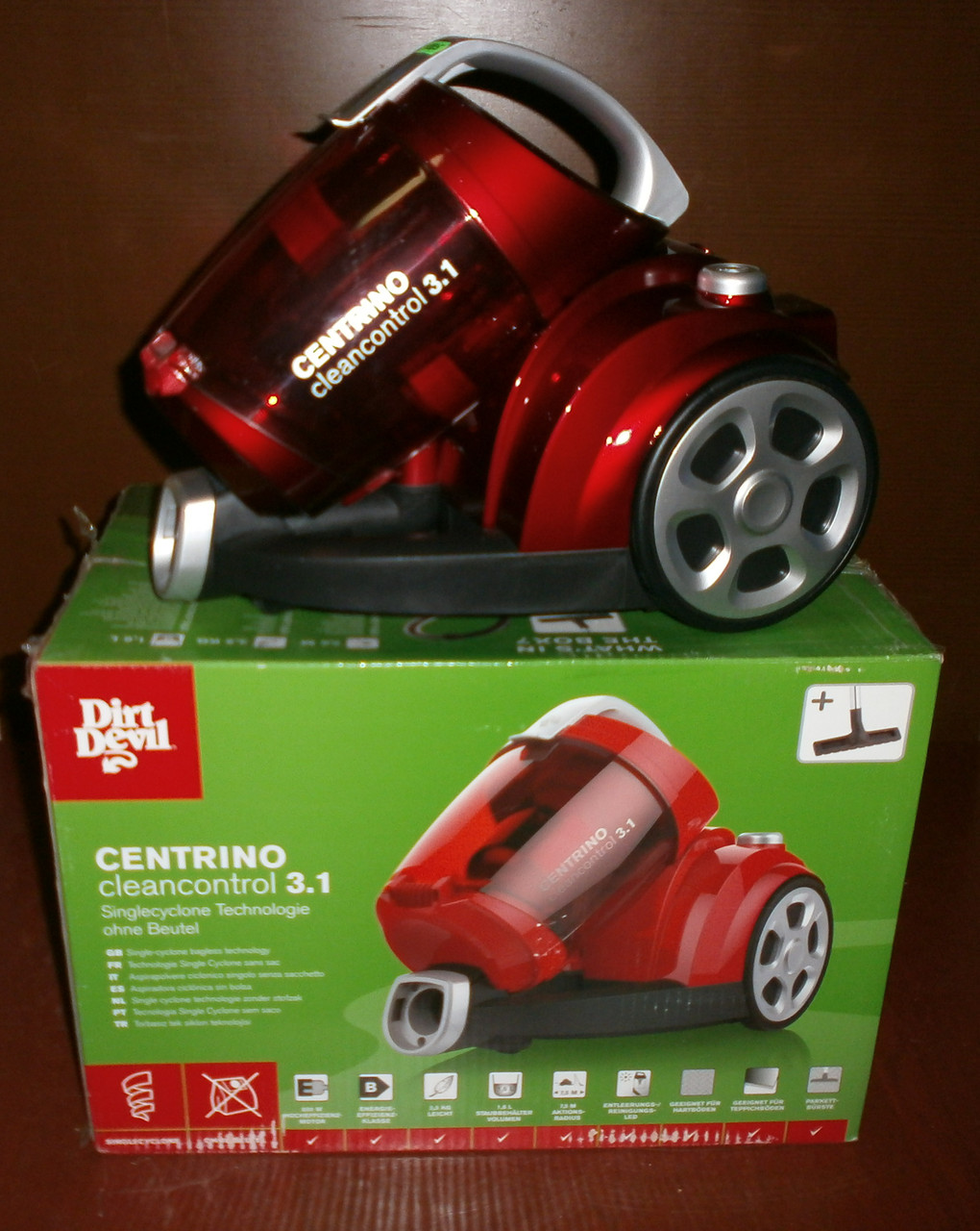 Новый немецкий мультициклонный пылесос из Германии DirtDevil Centrino ...