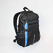Рюкзак міський TAMIX MAD чорний, сині вставки, фото 2