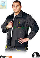 Куртка FORMEN рабочая качественная серая Lebber&Hollman Польша (рабочая униформа) LH-FMN-J SBY