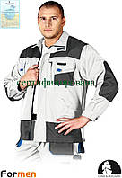 Куртка FORMEN рабочая прочная мужская белая Lebber&Hollman Польша (спецодежда рабочая) LH-FMN-J WSN
