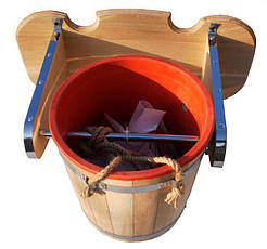 Відро - водоспад 10л.(дуб) з пластмасовою вставкою, фото 4