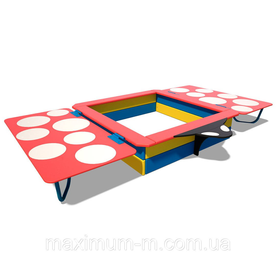 Пісочниця із захисними стулками "Сонезна Корівка" , фото 1