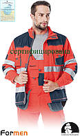 Куртка FORMEN сигнальная рабочая мужская Lebber&Hollman Польша (рабочая мужская одежда) LH-FMNX-J CSB