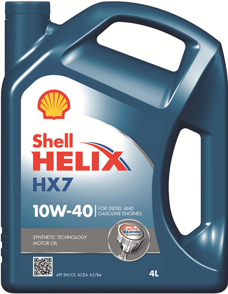 Олива моторна Shell Helix HX7 10W-40 4 л, фото 1
