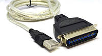 03-02-021. Адаптер USB Centronics (IEEE1284) (штекер USB (А) - штекер IEEE1284), со шнурок 1,5м