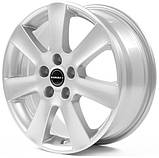 Диски Borbet CA колір Crystal silver параметри 7J x 16" 5 x 120 ET 35, фото 2