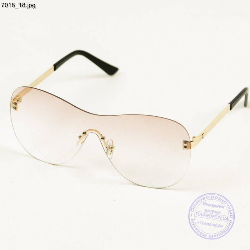 Оптом рожеві окуляри Chanel - 7018/4, фото 2