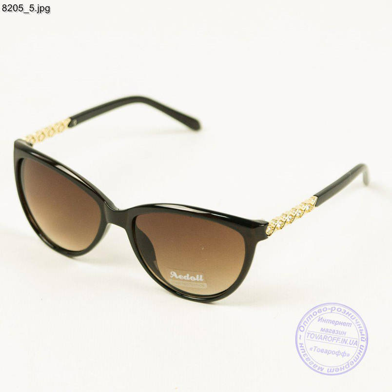 Оптом женские солнцезащитные очки Aedoll - коричневый - 8205/1, фото 2