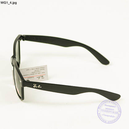 Оптом сонцезахисні окуляри Ray-Ban Wayfarer унісекс зі скляною лінзою - WG1, фото 5