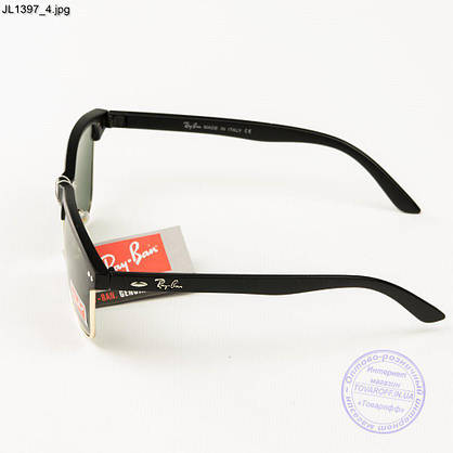 Оптом солнцезащитные очки Ray-Ban Clubmaster со стеклянной линзой - JL1397, фото 2