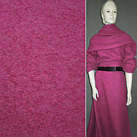 Лоден букле велике пальтовий малиновий, ш.150