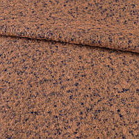 Лоден букле велике з ворсом пальтовий фіолетово-теракотовий, ш.145