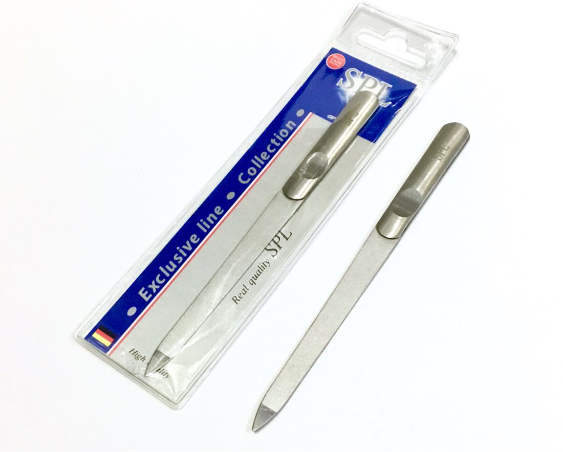 Металева пилочка для нігтів SPL 90166, з лазерним напиленням 14 см