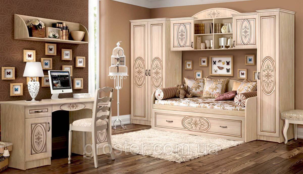 Комплект меблів для дитячої кімнати Василіса. , фото 1