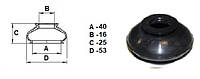 Пыльник (Ø d16хD40хH25) универсальный для шаровой опоры, рулевого наконечника
