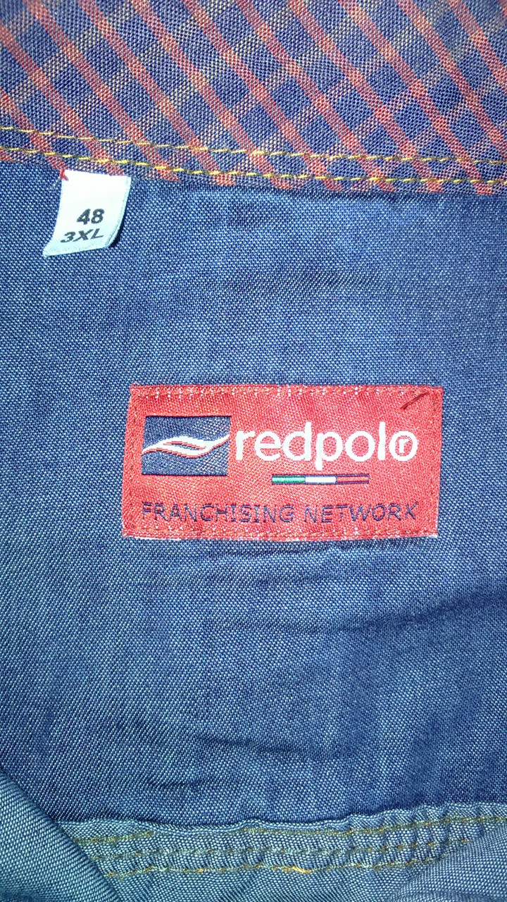 Рубашка джинсовая Redpolo батал р. 3XL - фото 7 - id-p668660137