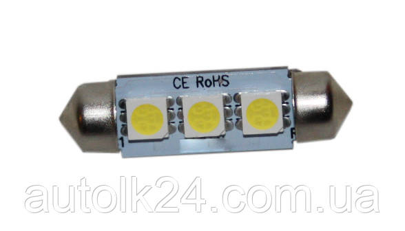 LED-лампа C5W CANBUS 42 мм 3 SMD5050 12V