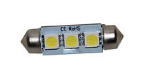 LED лампа C5W CANBUS 39мм 3 SMD5050 12V