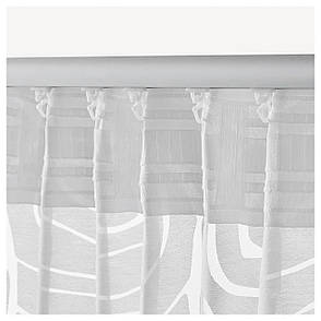 НОРДІС Гардини, 2 шт., білий, 145x300 см, 10295030, IKEA, ІКЕА, NORDIS, фото 2