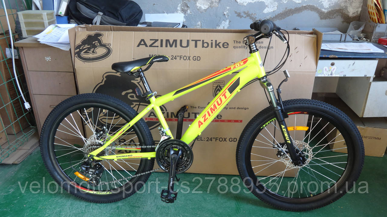 Велосипед підлітковий Azimut Fox 24 GD, фото 1