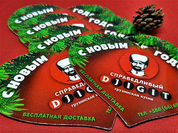 Рекламные фотомагниты в форме "Сердца". Размер 95х72 мм 2