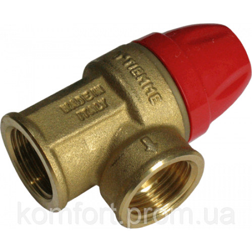 Запобіжний клапан 1,5 бар 1/2" ВВ Tiemme