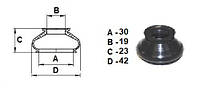 Пыльник рулевого наконечника, шаровой опоры (19*30*23)