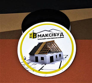 Круглый рекламный магнит на холодильник. Диаметр 68 мм 2