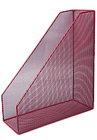 Лоток вертикальный BUROMAX металлический красный