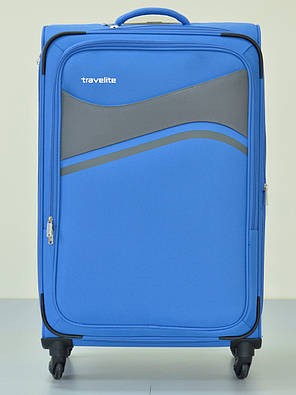 Сумка дорожня Travelite Wave L 4 колеса, синя, фото 2